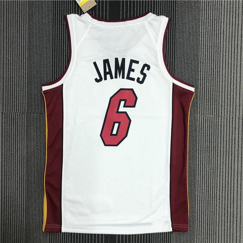Miami Heat Basketball Jersey Custom Print Youth Adult Performance Sportswear Breathable Bamboo Charcoal Fabric