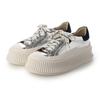 Симпатичные женские кроссовки Carino CAMY41104, серебристые, размер 22,5 см