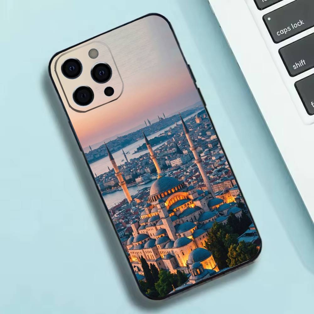 S-SceneryS Стамбул Турция Чехол для телефона Силиконовый Мягкий Для IPhone 17 16 15 14 13 12 11 X XR Plus Pro Max Plus