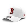 New Era Cap 9FORTY Snapback Boston Red Sox MLB SNAPBACK CAP BOSTON RED SOX 940 Hat Trucker Cap White A-FRAME A-Frame [Used]