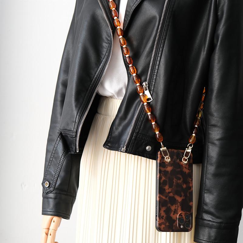 Новый аксессуар для телефона, часть цепочки для мобильного телефона, универсальный ремешок с бусинами, на плечо и шею, через плечо, ремешок для смартфона, чехол-цепочка