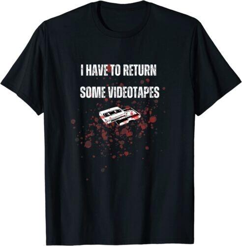НОВАЯ ОГРАНИЧЕННАЯ Коллекция I Have To Return Some Video Tapes American Psycho Унисекс Футболка