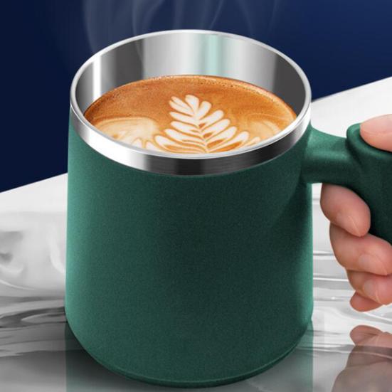 Отличная кружка для воды на 400 мл с двойными стенками, легко моется для питья