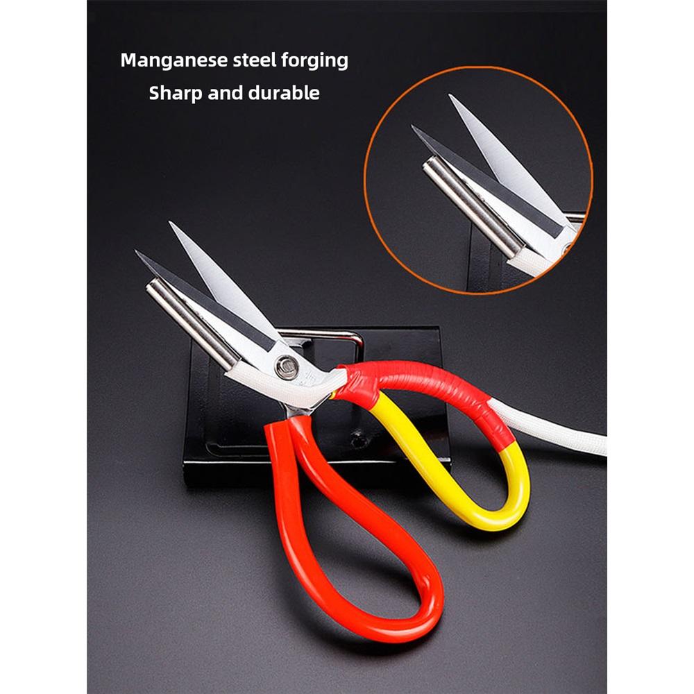 Temperature-adjusted Scissors, Electric Tailor Scissors, Webbing Zipper Nylon Rope Label