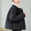Fashion Women's Winter Jackets Faux Fur Collar Casual Thick Short Parkas Female Warm Coat