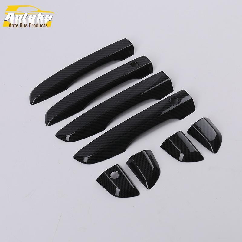 19 Lingpai Car Door Handle Decoration Strip: Armrest Buckle & Handshake Sticker