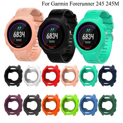 Защитный чехол из ТПУ для часов Garmin Forerunner 245 245M, защитный чехол для смарт-часов, сменный корпус, противоударный, прозрачный