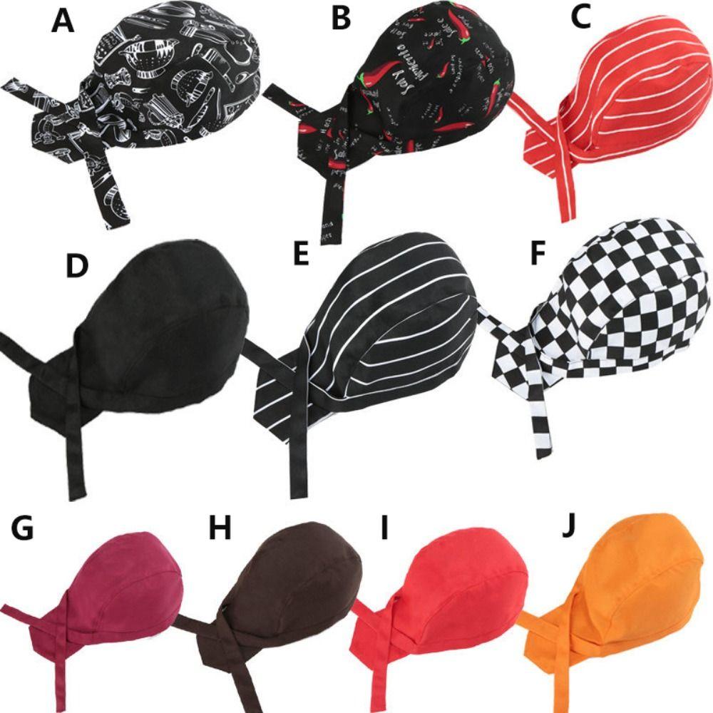 Регулируемая шляпа шеф-повара Дышащие шляпы официанта Рабочая шляпа Кулинарная шляпа унисекс