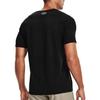 Under Armour Быстросохнущая футболка с коротким рукавом и бесшовным принтом логотипа, мужские топы, черные 1361131-001
