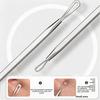 8-Piece Acne Extraction Tool Set In Stainless Steel Box, Professional For Spas And Beauty Salons (Includes Free 10Pcs Pad)