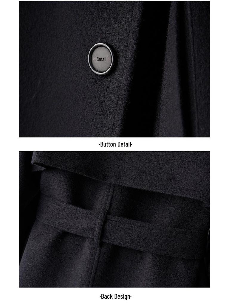 Унисекс кашемировое шерстяное пальто Осень/Зима 2025 - Business Casual