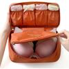 Portable Travel Organizer Bag - Multi-Function Underwear & Bra Storage, Toiletry Cosmetic Case for Outdoor Trips