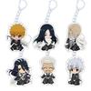 BLEACH Куросаки Ичиго Ямамото Генрюсай Сигэкуни Кучики Рукия Кучики Бьякуя Акриловый брелок Подвеска для сумки Аниме-товары Подарок