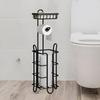 1pc  Toilet Paper Roll Holder, Floor Standing Toilet Paper Holder, Bathroom Paper Holder, Paper Towel Storage Shelf