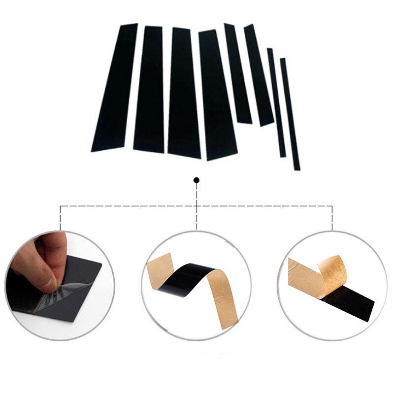 Автомобильные стойки стойки двери, окна, накладка, наклейки, наклейка для Volkswagen Touran 1T 2004-2010 2011 2012 2013 2014 2015