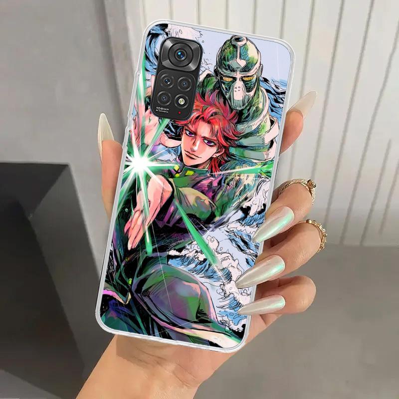 Чехол для телефона JoJo's Bizarre Adventure для Xiaomi Redmi Note 15 14 14S 13 12S 12 Pro 11S 11 Plus 11T 11E 10S Мягкий чехол-накладка R