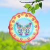 Vibrant Butterfly 3D Metal Wind Spinner – 12-Inch Stainless Steel Hanging Sculpture for Garden & Patio Decor, Elegant Laser-Cut Design