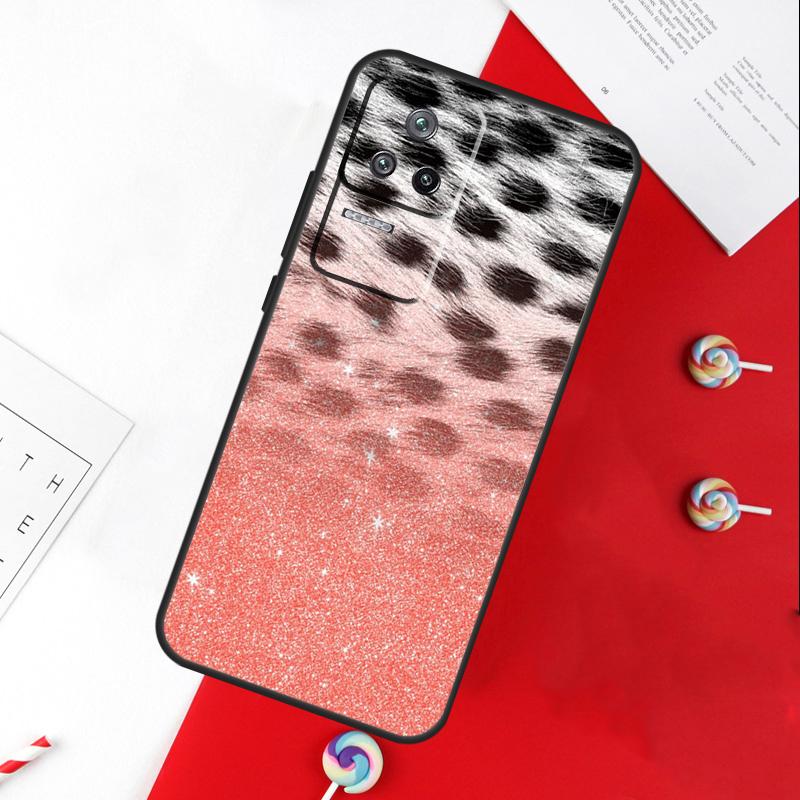 Чехол с леопардовым принтом для Xiaomi 15 Ultra 13 14 11T 12T 13T 14T Pro POCO X7 Pro X3 X5 X6 M6 F5 F6 Pro
