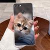 Гелевый чехол для Huawei Y9 2018 / Enjoy 8 Plus Fundas Capa Прозрачный силиконовый мягкий ТПУ задняя крышка Милый Кот Кролик Защитный чехол