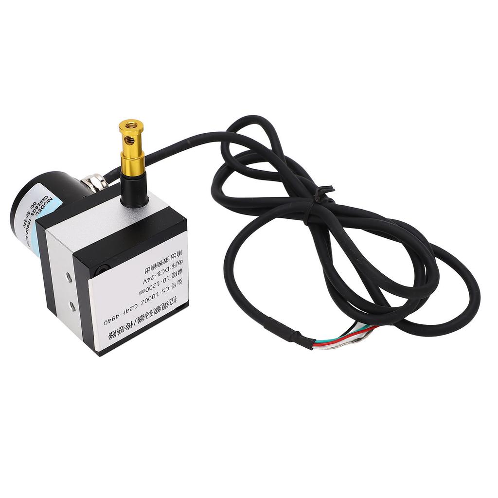 Draw Wire Encoder Pulse Stroke Optional Incremental Cable Switch Dia 38mm 10‑1200mm Range DC5‑24V
