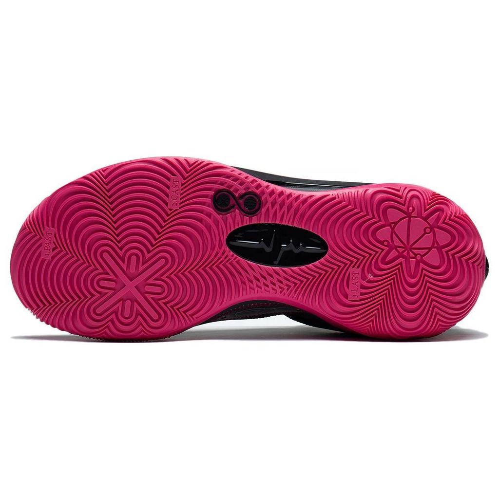 Li Ning Wade 808 Ultra Sunrise Нескользящие, Износостойкие, Дышащие Низкие Баскетбольные Кроссовки Мужские Черные ABAS113-4