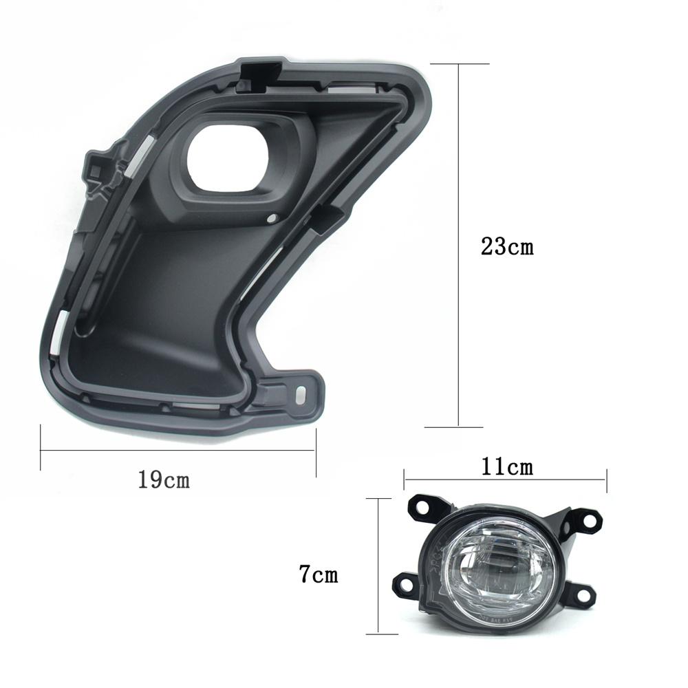 Front Bumper Fog Light Assembly Kit For Toyota Grand Highlander 2024 81221-52120