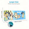 Bluey Cartoon Color Mouse Pad Large Gaming Table Cushion Non-slip Laptop Tablet Big Mousepad XXL Mat Mini PC Playmat With Lock edge