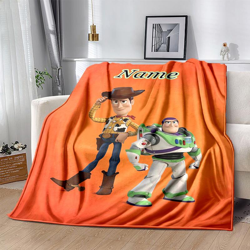 Custom 1pc Toy Story Adventure Blanket, Soft And Comfortable Blanket, Casual Warm, Camping Travel Blanket, Birthday Gift Q910303