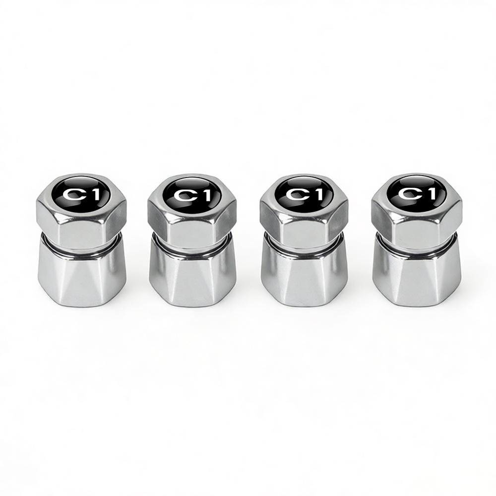 4Pcs Aluminum Car Tire Valve Caps Diamond Tyre Valve Airtight Cover Waterproof Dust For Citroen C1 C3 C4 Picasso C4L Motorcycles WH0