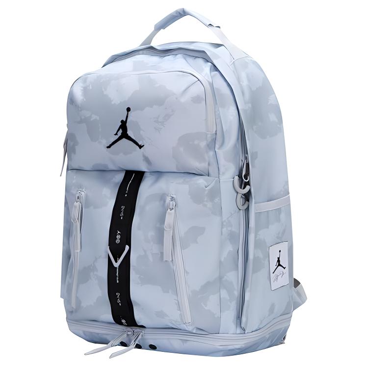 New Jordan Polyester Backpack Medium Size Unisex Light Blue JD2323006GS-001