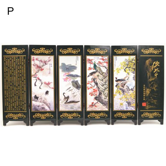 Экран ремесла отличный гладкий край деревянный благословение долговечность узор дизайн лак домашний декор