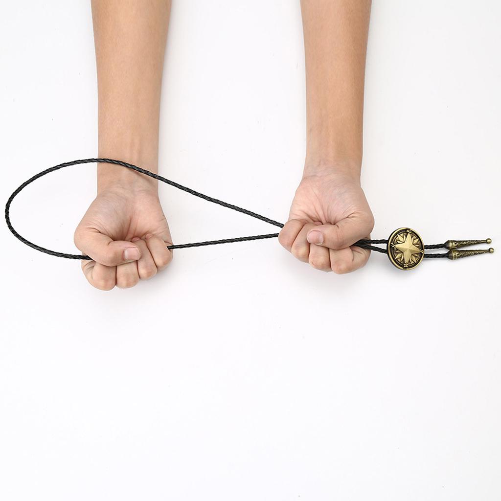 Винтажный западный ковбойский галстук-боло, галстук-бабочка с головкой гитары, панк-ожерелье, аксессуар для костюма, американский галстук-боло, западный