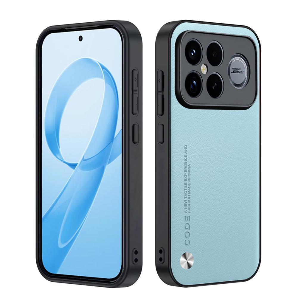 Кожаный чехол-фунда для Xiaomi Redmi K90 Pro Max Чехол-крышка Модный чехол с текстурой волокна из ПУ-кожи Защита Ударопрочная задняя крышка