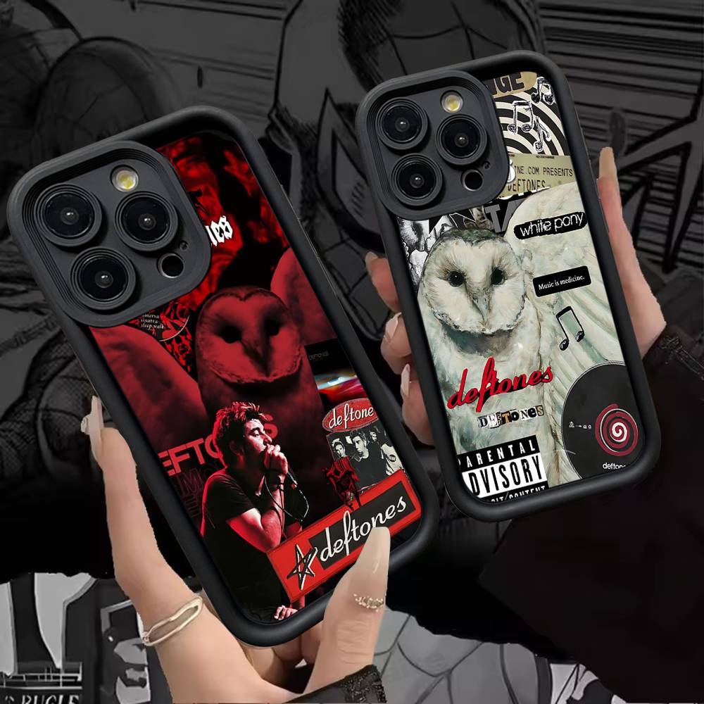 Hip Hop Singer Classic Band D-Deftones Silicone Phone Case For IPhone 17 Pro Max 16 15 14 13 12 11 Plus 17 Air
