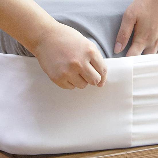 Держатель простыни Эластичный нескользящий Экономия времени Полностью закрытый дизайн Крепление простыни на 360 градусов Крепление объемного листа Крышка Поставка для спальни