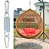 Hanging Chair Lounger Swing Spring Hammock Hangers Suspension Hook Steel Swing Spring Hanging Chairs Spring Hammock Hangers