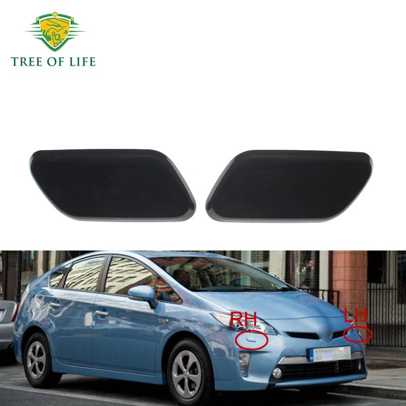 Front Bumper Headlight Washer Nozzle Cover Cap For Toyota Prius XW30 ZVW30 ZVW30L ZVW35 2011-2015 85353-47020-A1 85354-47020-A1