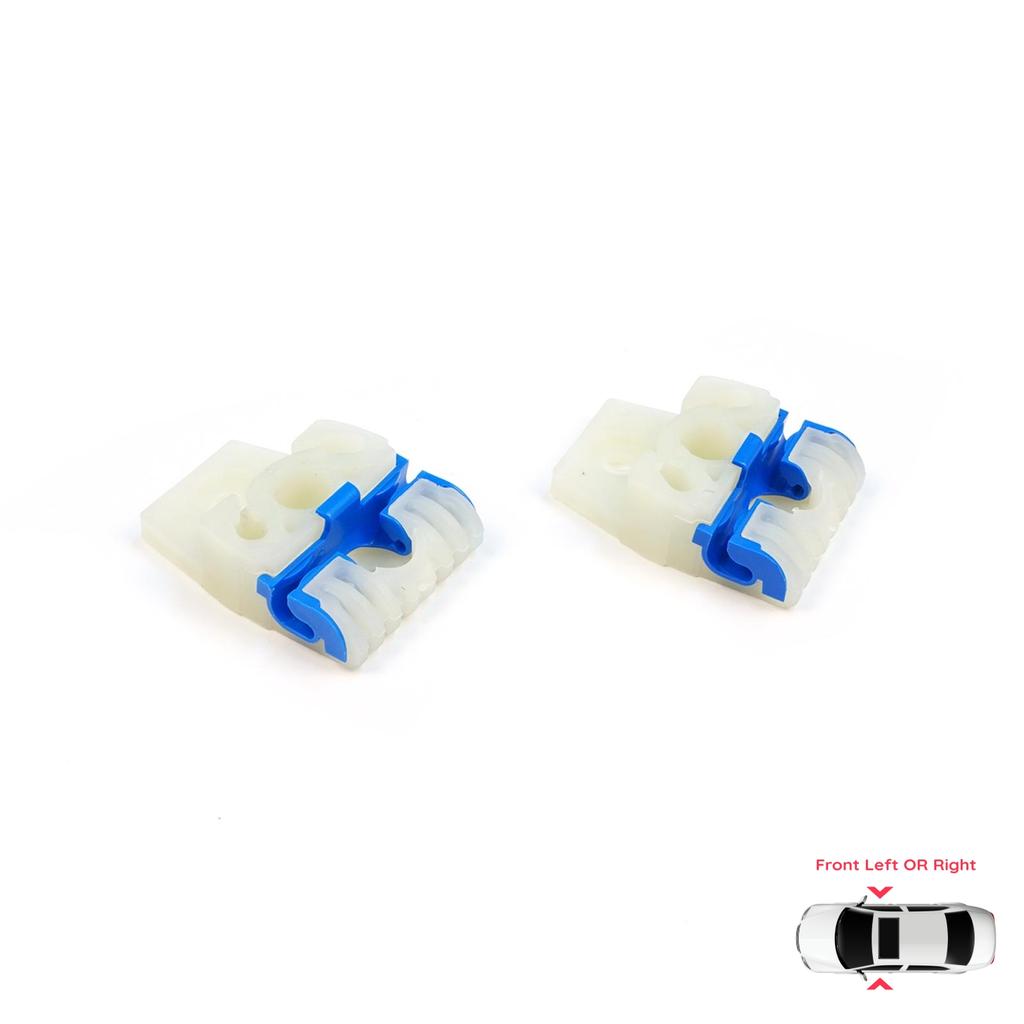 EWR219+EWR220 Window Regulator Repair Clips A+B Front for VW Golf MK5 2003-2009 Jetta A5 1K 2005-2010 1K4837461