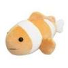 Naitou Design Underwater Walk Fluffy Plush Toy S Clownfish Total Length Approx. 26.5cm