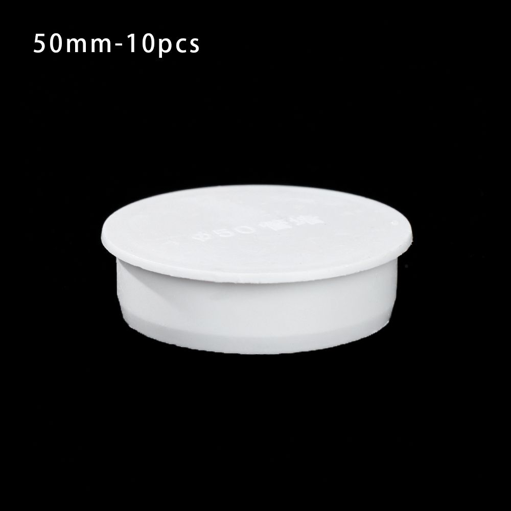 Water Pipe Fitting Round Hose End Connectors Decor Covers PVC Pipe Cap Fall Tube Insert Plugs
