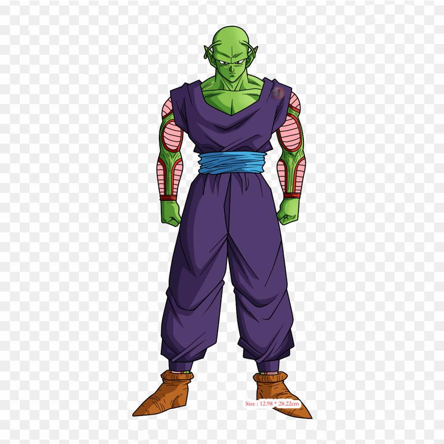 Patches For Clothes Bag Iron On Thermal Stickers Piccolo Vegeta Goku Pattern Washable Heat Transfer