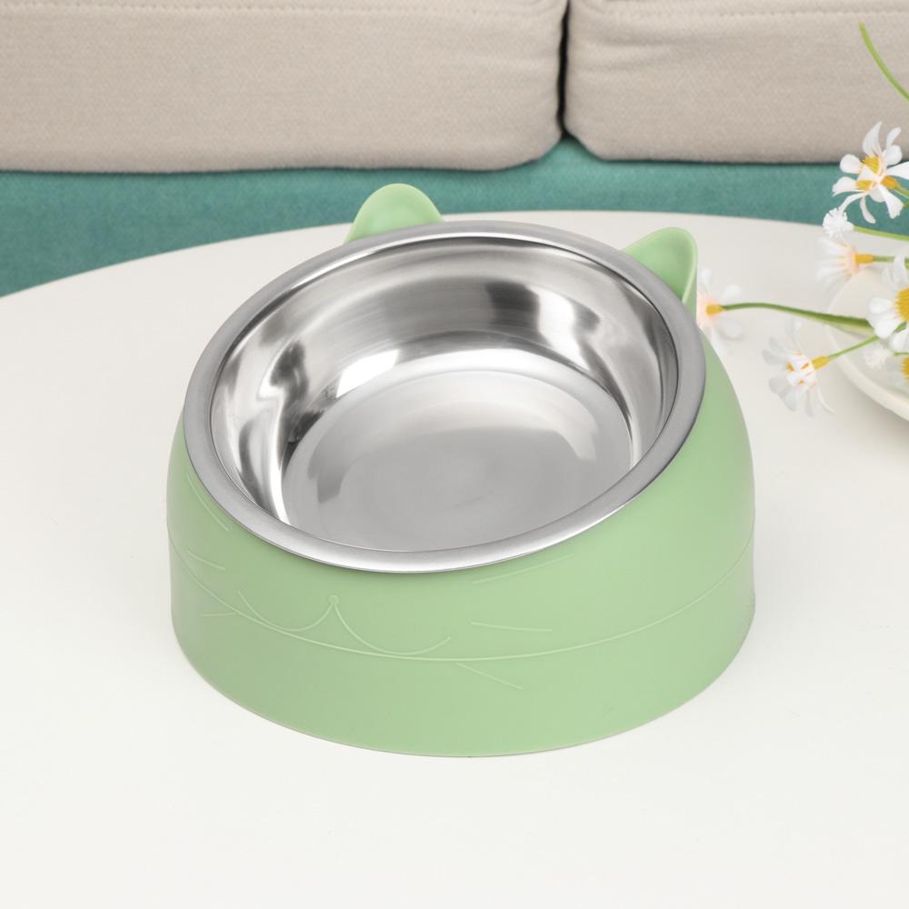 Durable Puppy Feeder Fixed Protect The Cervical Spine Feeding Bowl Water Food Dish Pet Dog Cat