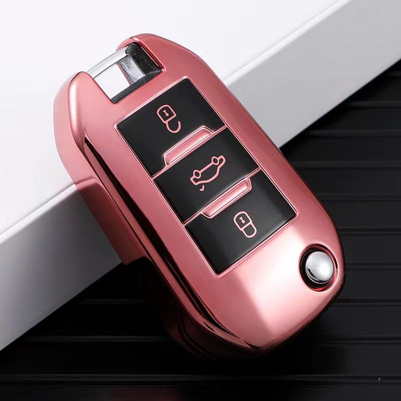 Для Peugeot 307 208 308 408 508 2008 3008 4008 для Citroen C4 C4L CACTUS C3 C6 C8 модный чехол для ключей от машины, чехол, сумка, аксессуары