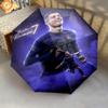 Ronaldo's Legacy Folding umbrella Portable Suitable for all seasons light printing Sun umbrella