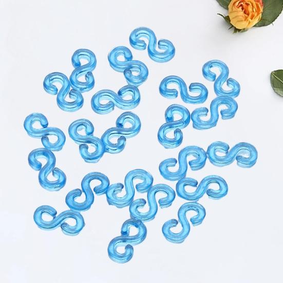 Радужные аксессуары, 500 шт./компл., эластичные резинки, ювелирные изделия «сделай сам», S-образные пряжки для надежно сплетенных браслетов