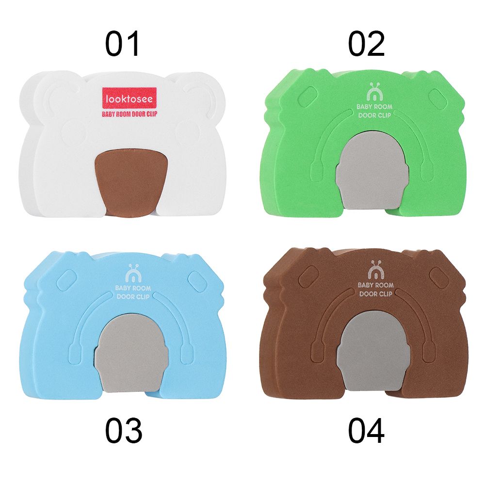 Kitchen Bedroom Door Clip Soft Door Stopper Guard Baby Kids Safety Finger Protector