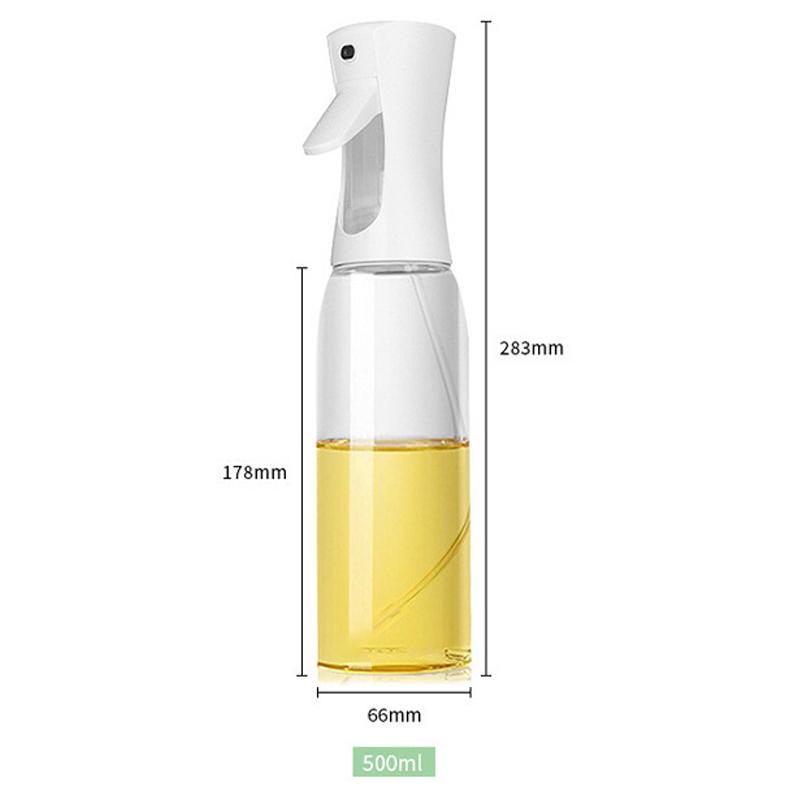 Kitchen seasoning olive oil spray bottle, air frying pan special pressure spray bottle, healthy cooking oil control spray bottle