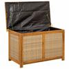 Garden Storage Box 141 L Solid Acacia Wood 90 x 50 x 56 cm Beige