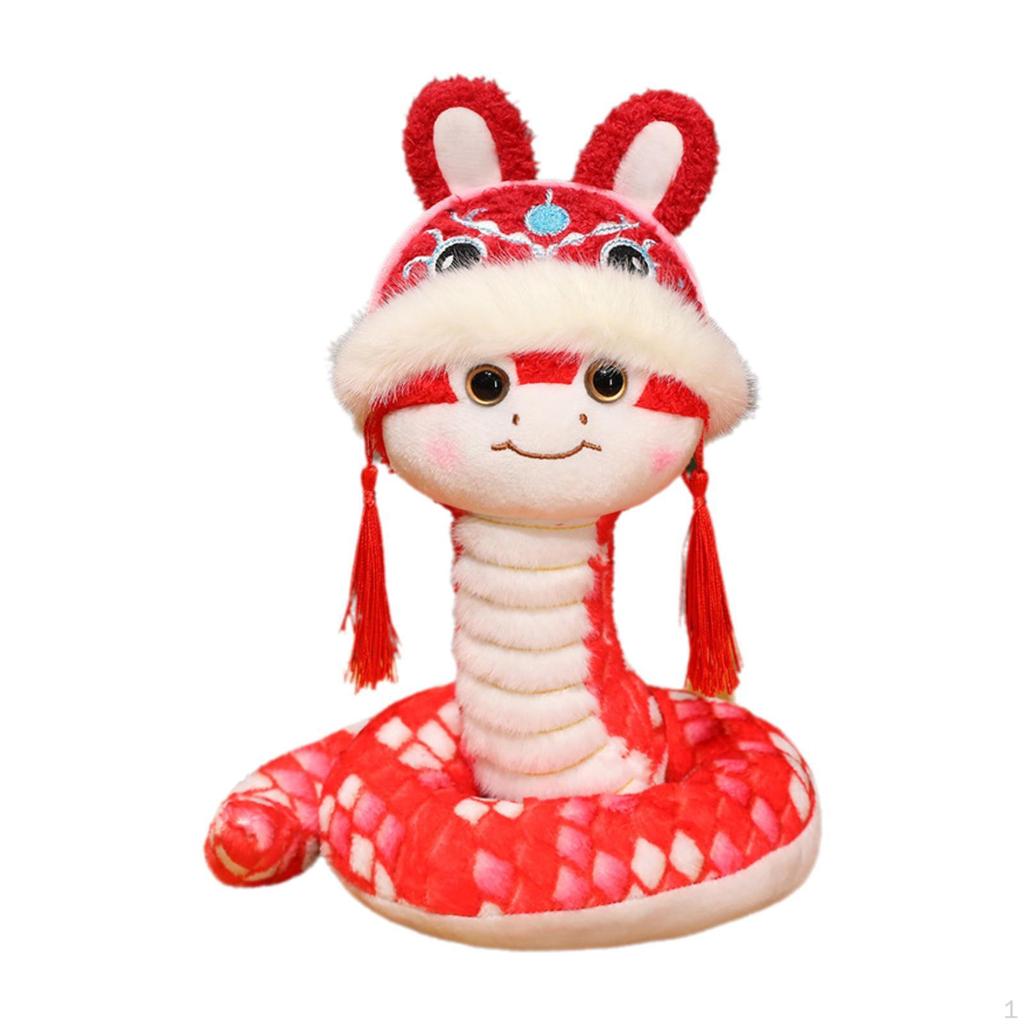Snake Plush Toy for Chinese Year Collectible Figurine Kids