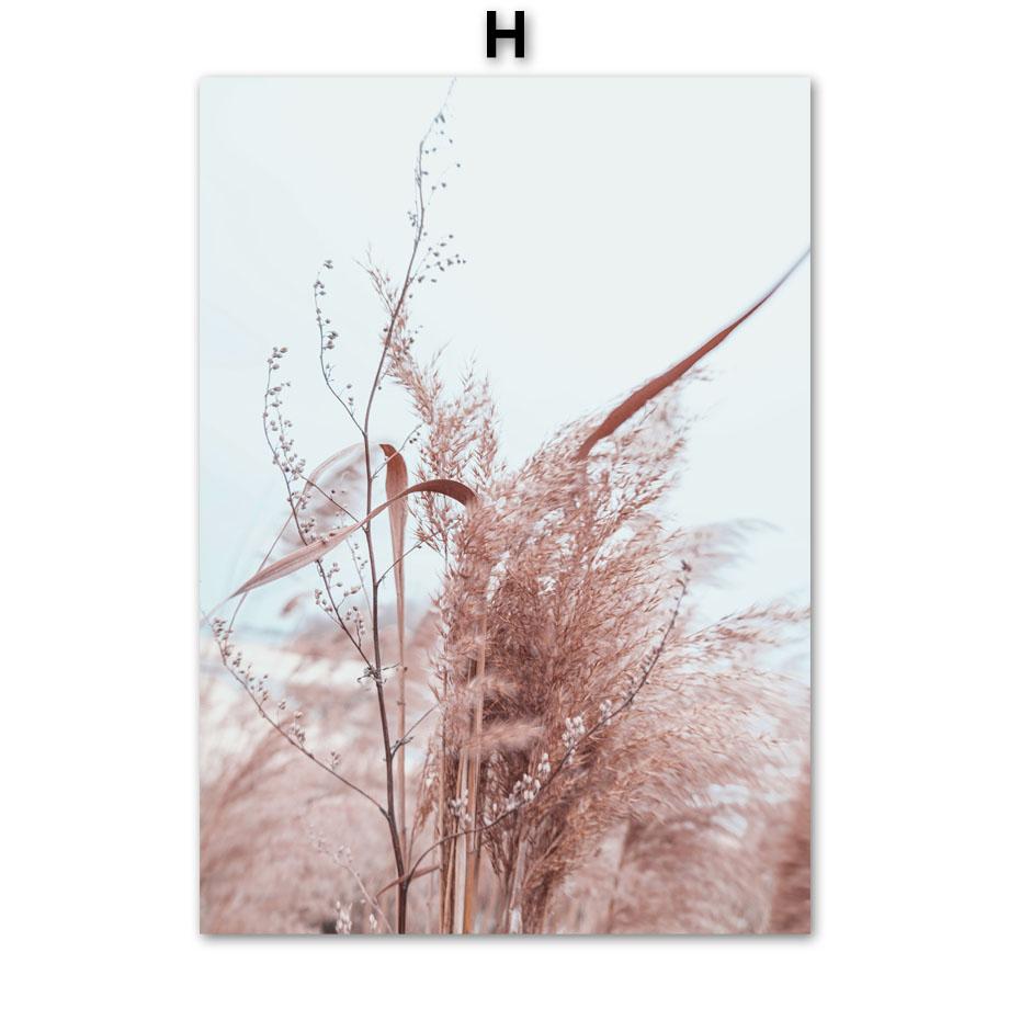 Wall Art Print Calm Beach Waves Raft Road Turtle Shells Reed Canvas Painting Nordic Poster Decoration Pictures For Living Room